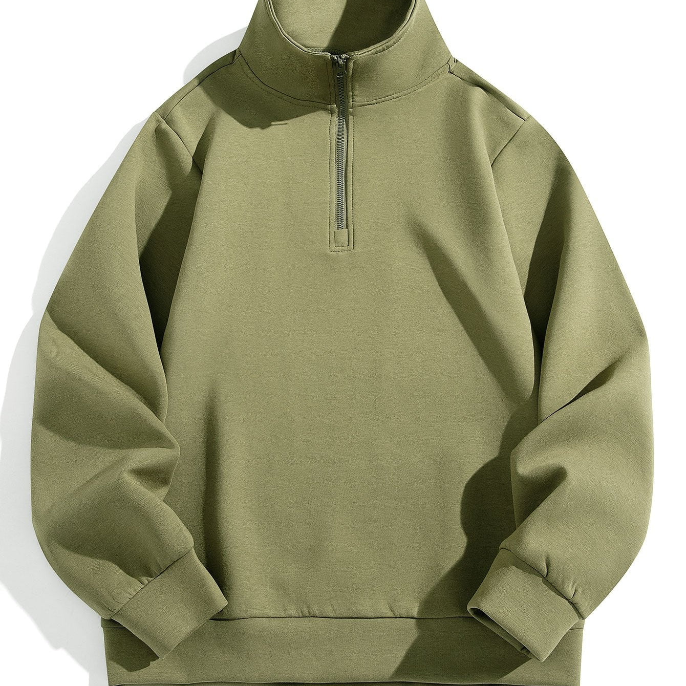 Colin | Sweater met hoge kraag en korte rits