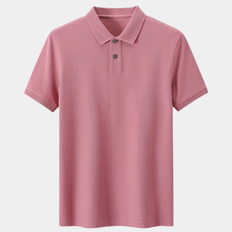 Constantijn | Lichtgrijze klassieke polo
