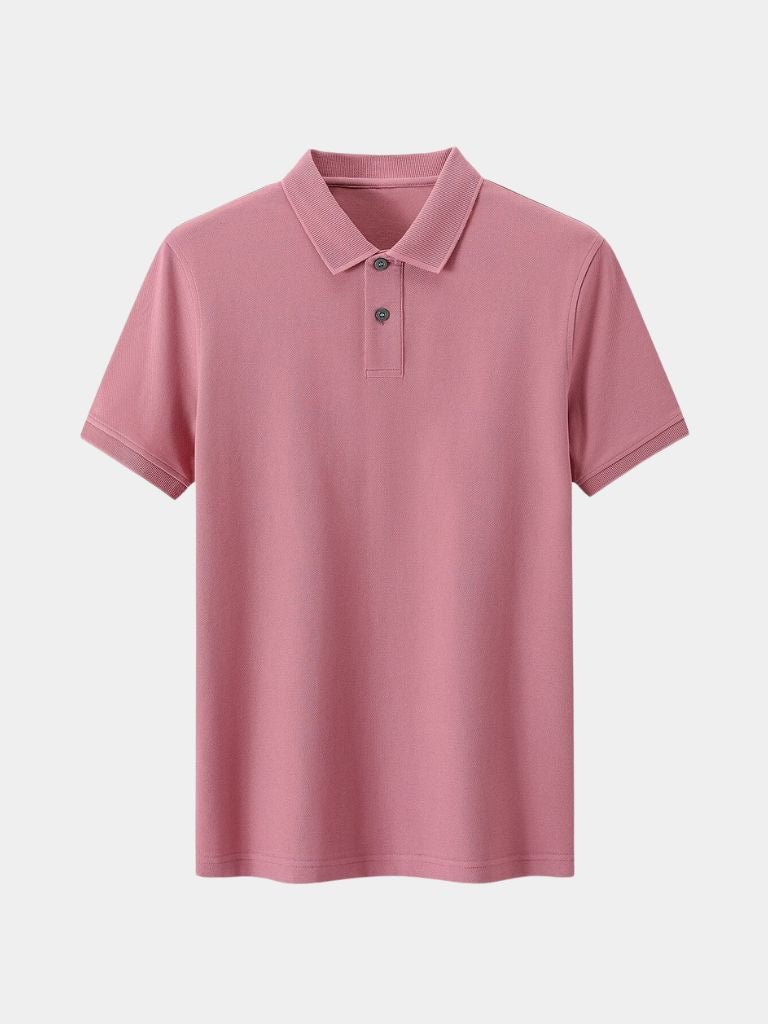 Constantijn | Lichtgrijze klassieke polo
