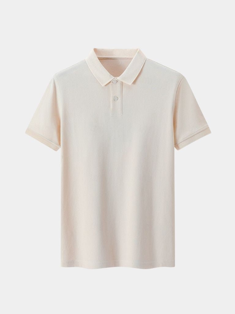 Constantijn | Lichtgrijze klassieke polo