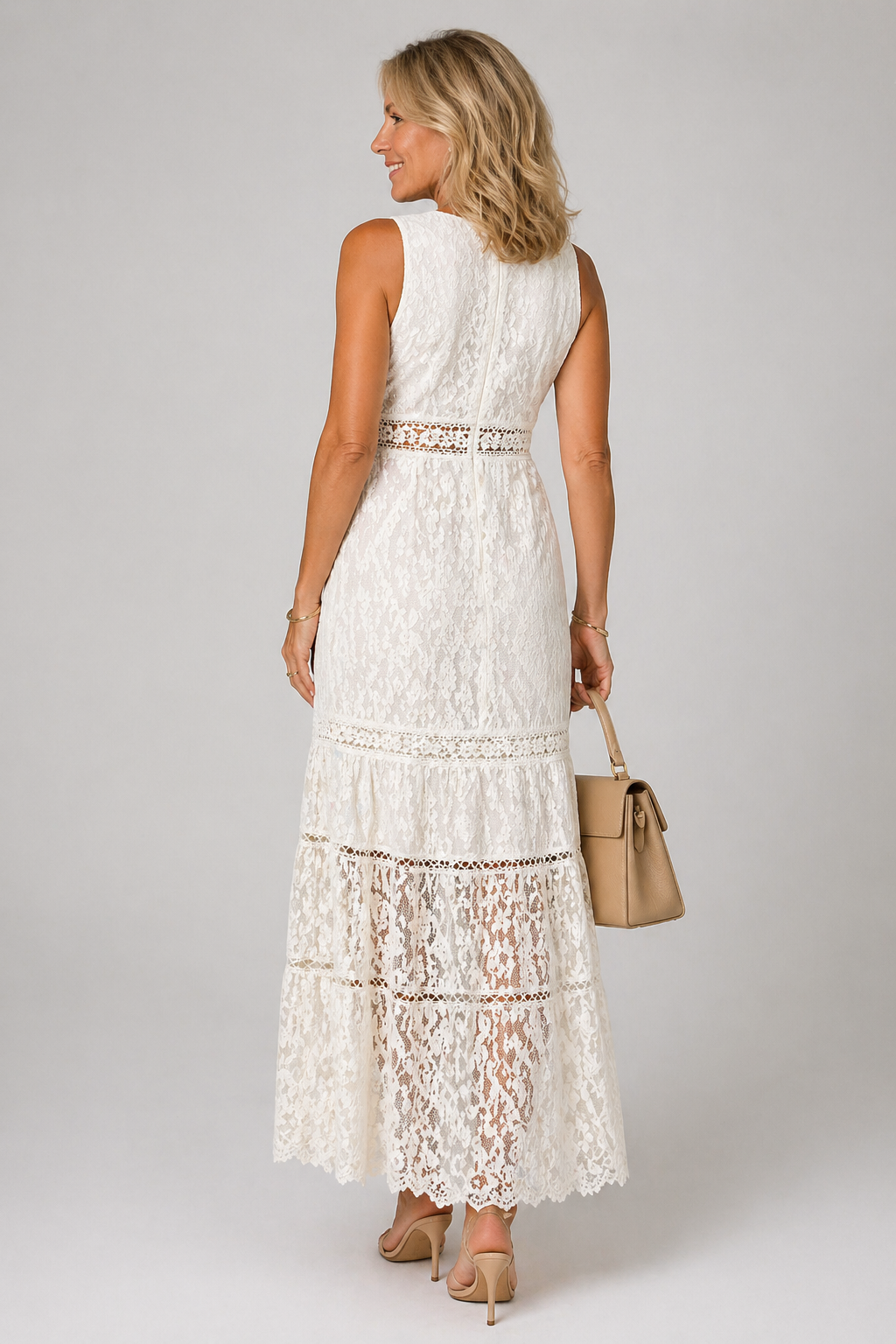 Elara | Beige Jurk