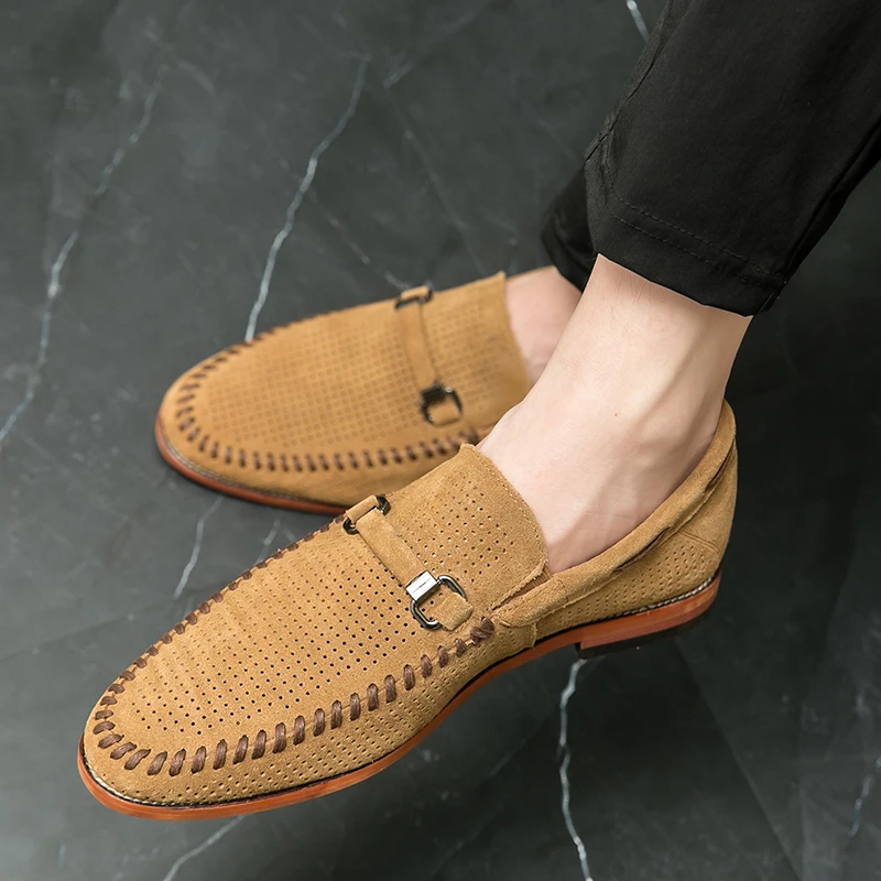 Dave | Suède penny loafers Firenze