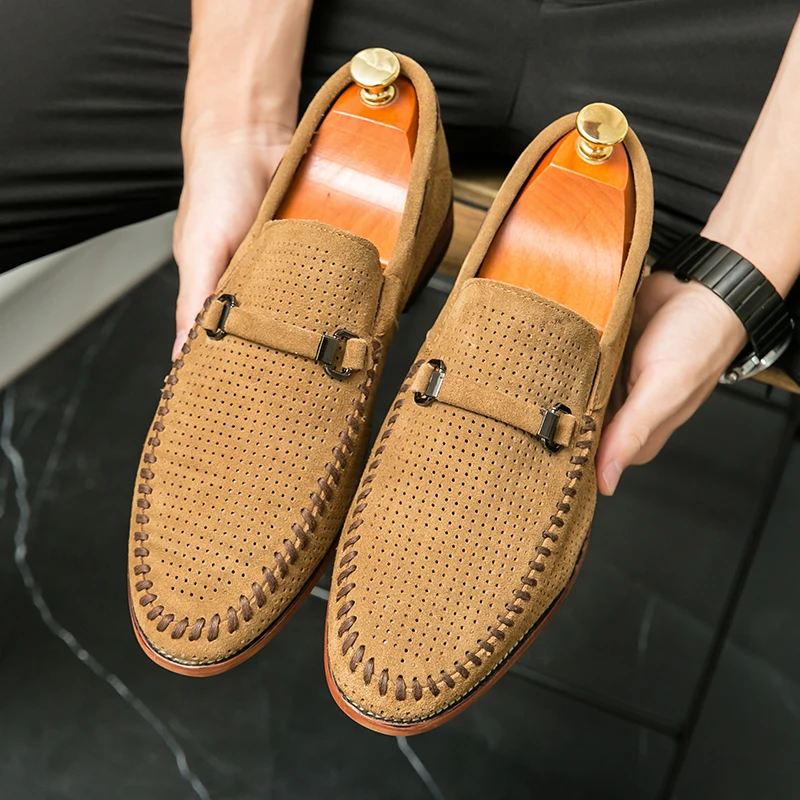Dave | Suède penny loafers Firenze