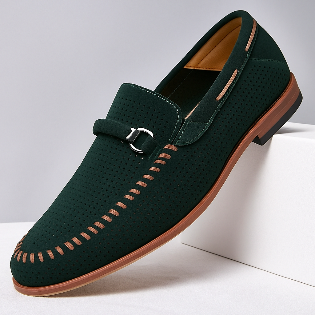 Dave | Suède penny loafers Firenze
