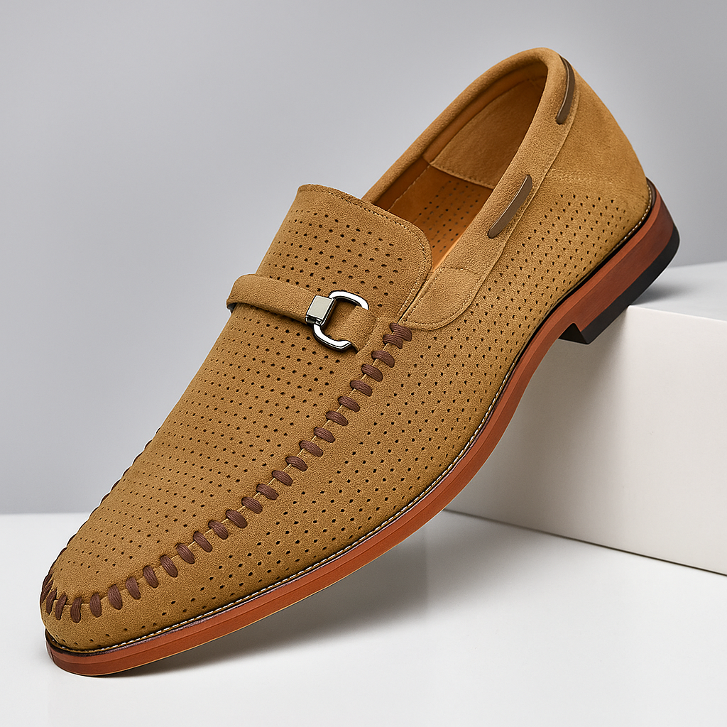Dave | Suède penny loafers Firenze