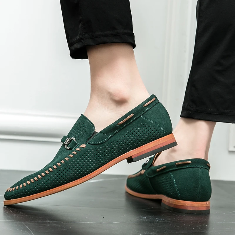 Dave | Suède penny loafers Firenze