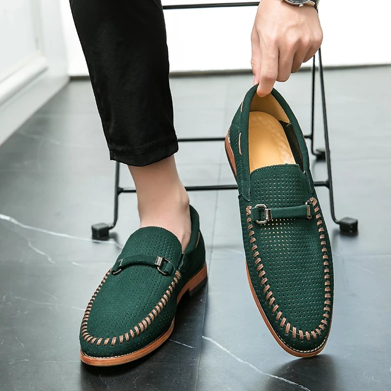 Dave | Suède penny loafers Firenze