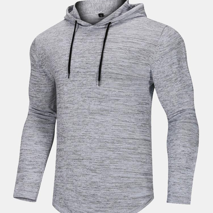 David | Slim-fit gebreide trui met capuchon