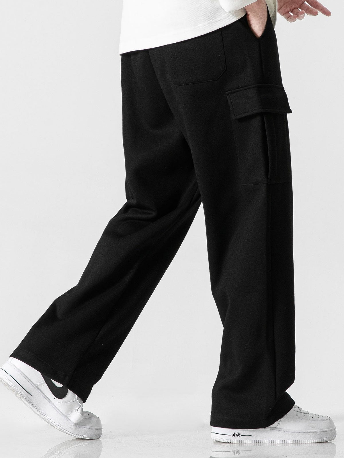 Dennis | Jersey cargo broek relax fit