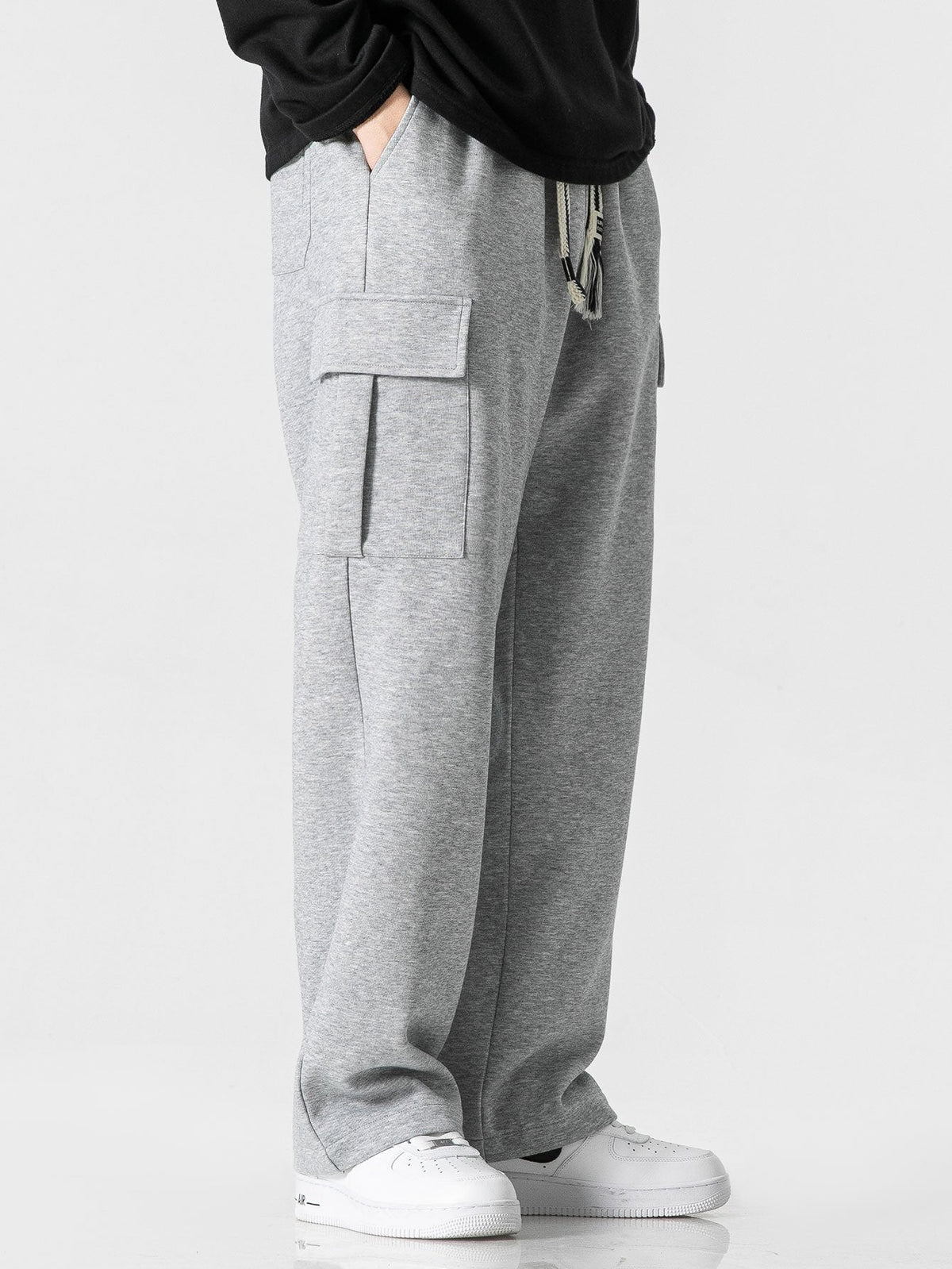 Dennis | Jersey cargo broek relax fit
