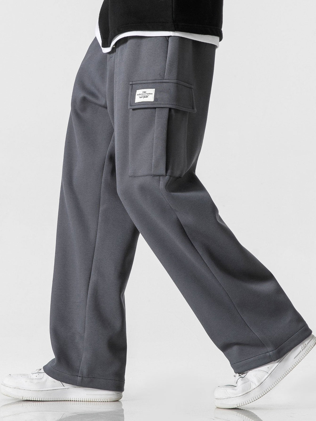 Dennis | Jersey cargo broek relax fit
