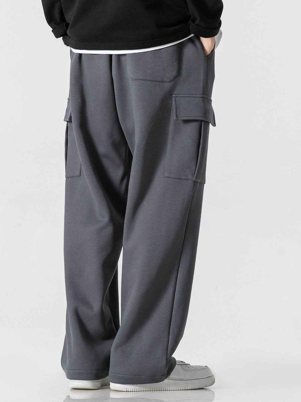 Dennis | Jersey cargo broek relax fit