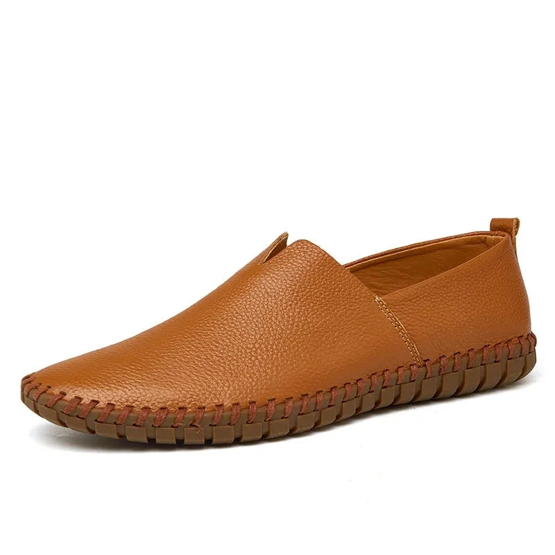 Dirkjan | Ademende casual loafers van leer