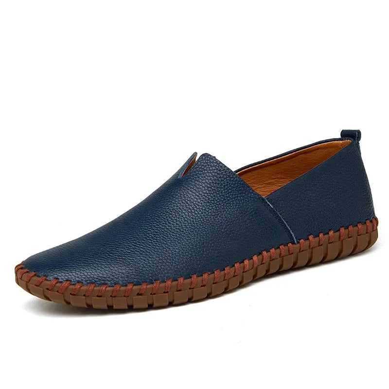Dirkjan | Ademende casual loafers van leer