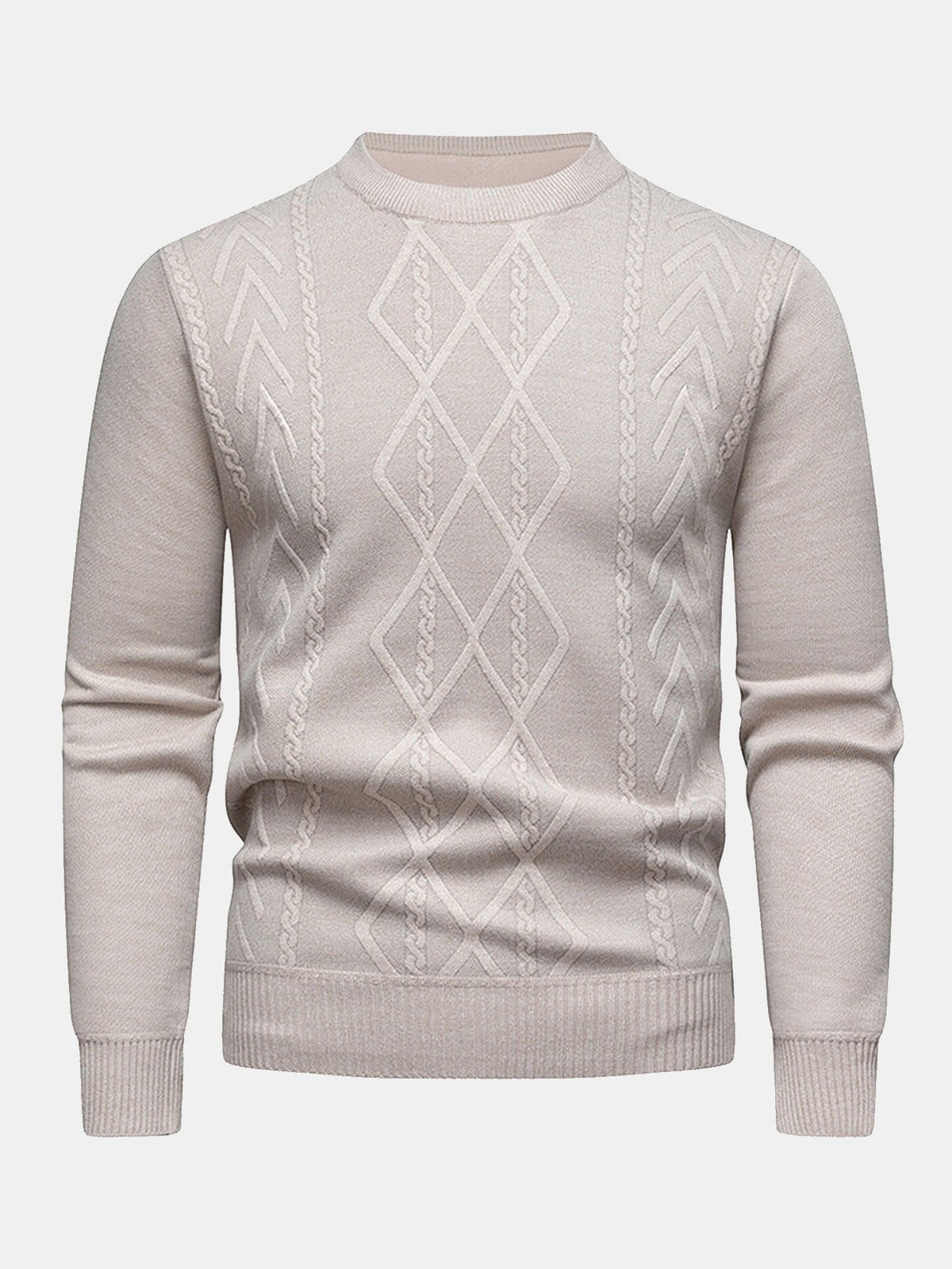 Douwe | Jacquardtrui met geometrisch patroon