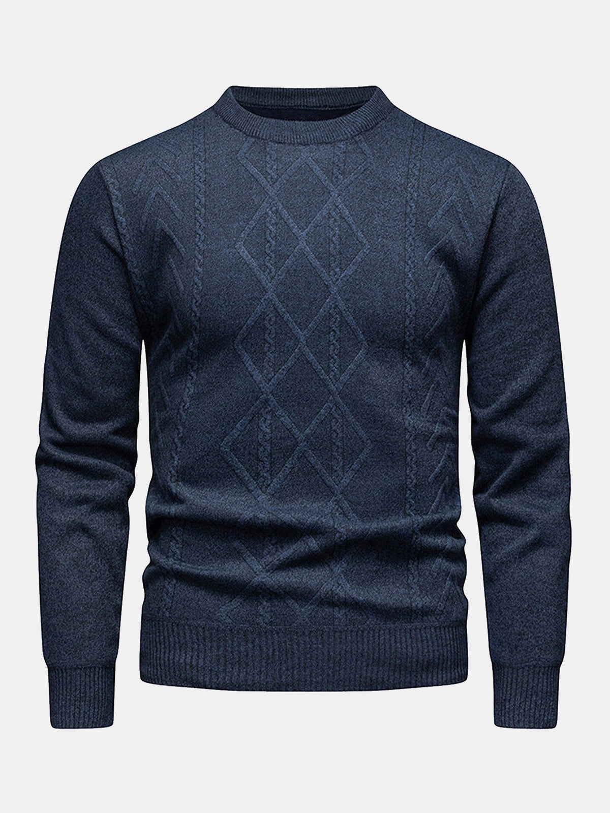 Douwe | Jacquardtrui met geometrisch patroon