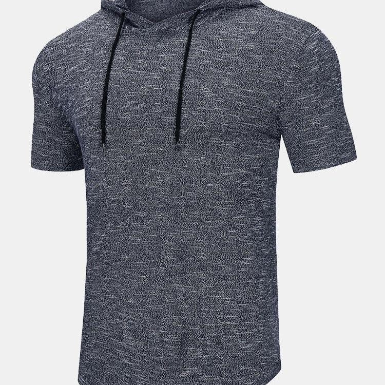 Eduard | Slim-fit gebreid T-shirt met capuchon
