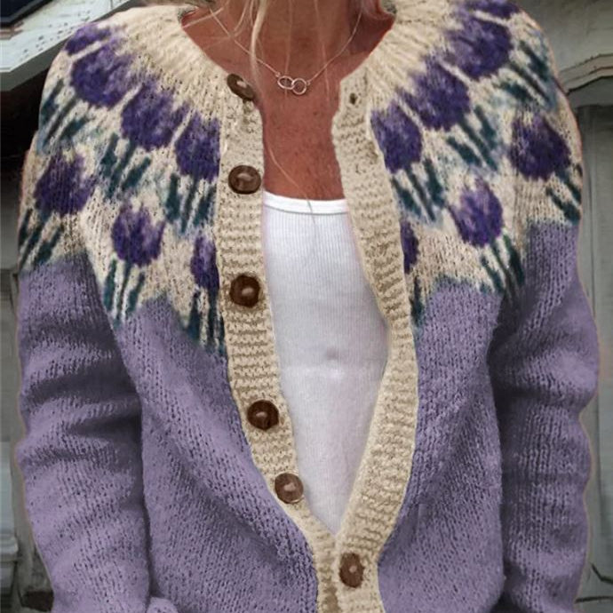 Elin | Bloemenprint vest