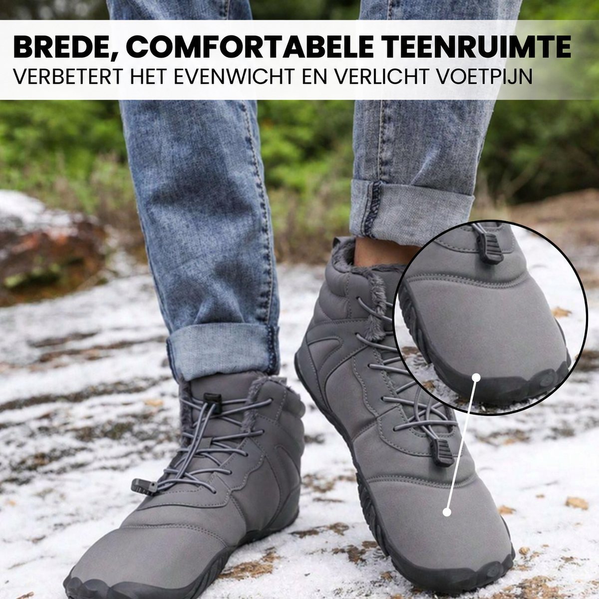 Emma | Waterdichte Thermo-Barefoot Schoenen – Bescherming tegen kou en regen