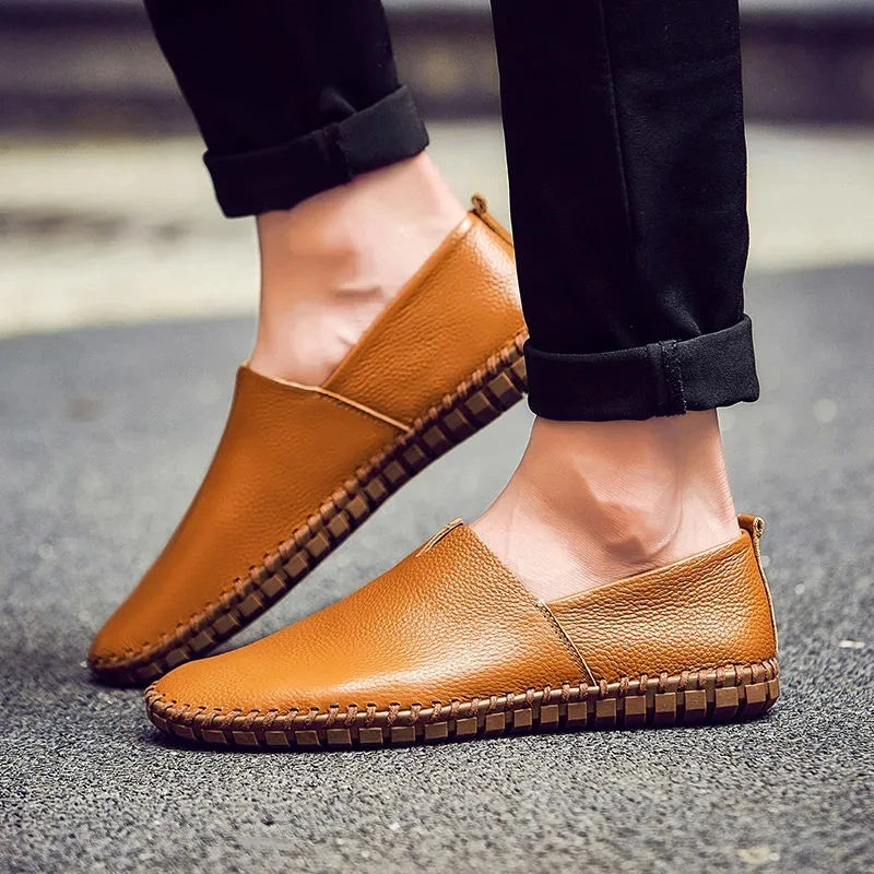 Eppo | Ademende leren loafers