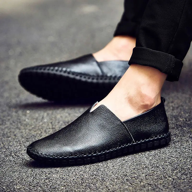 Eppo | Ademende leren loafers