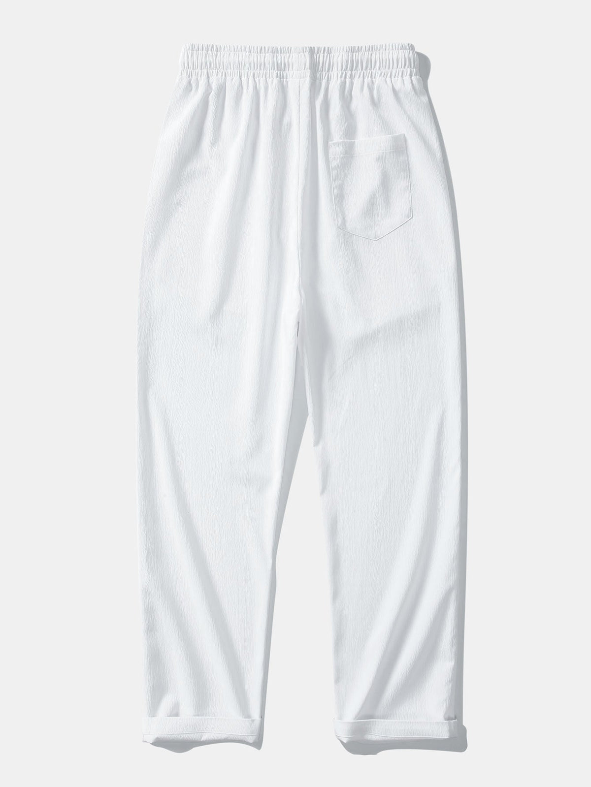 Erik | Kreukstof broek straight leg