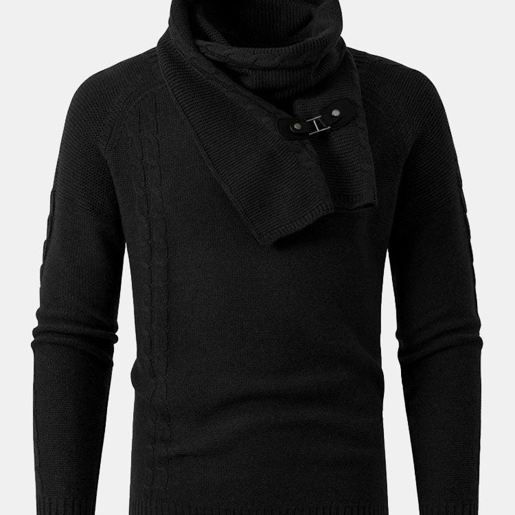 Erik | Trui met afneembare sjaalkraag