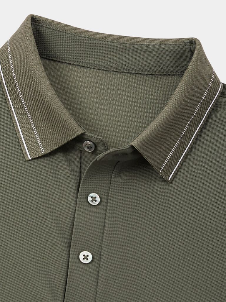 Ernst | Bruine klassieke polo