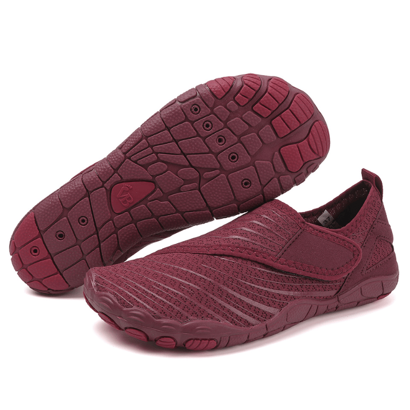 Esmee | Barefoot schoenen in bordeauxrood