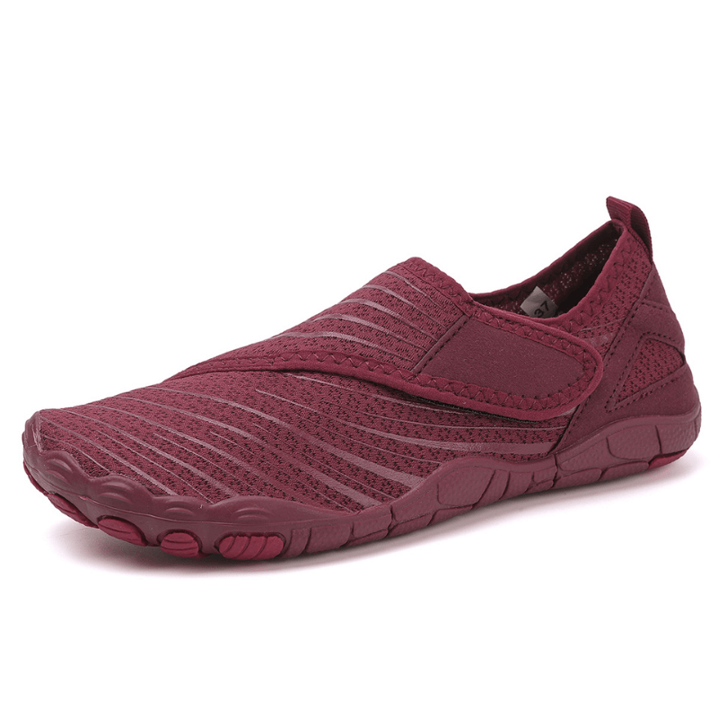 Esmee | Barefoot schoenen in bordeauxrood