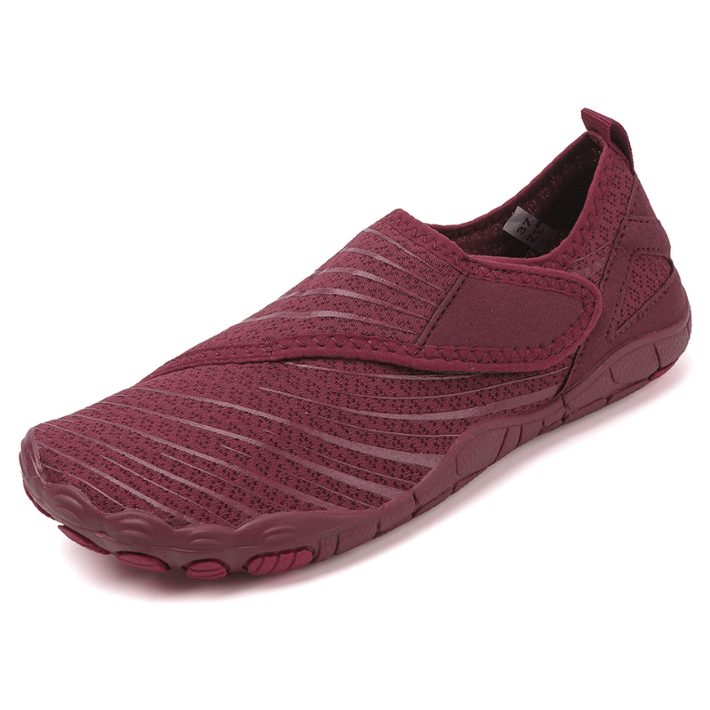 Esmee | Barefoot schoenen in bordeauxrood