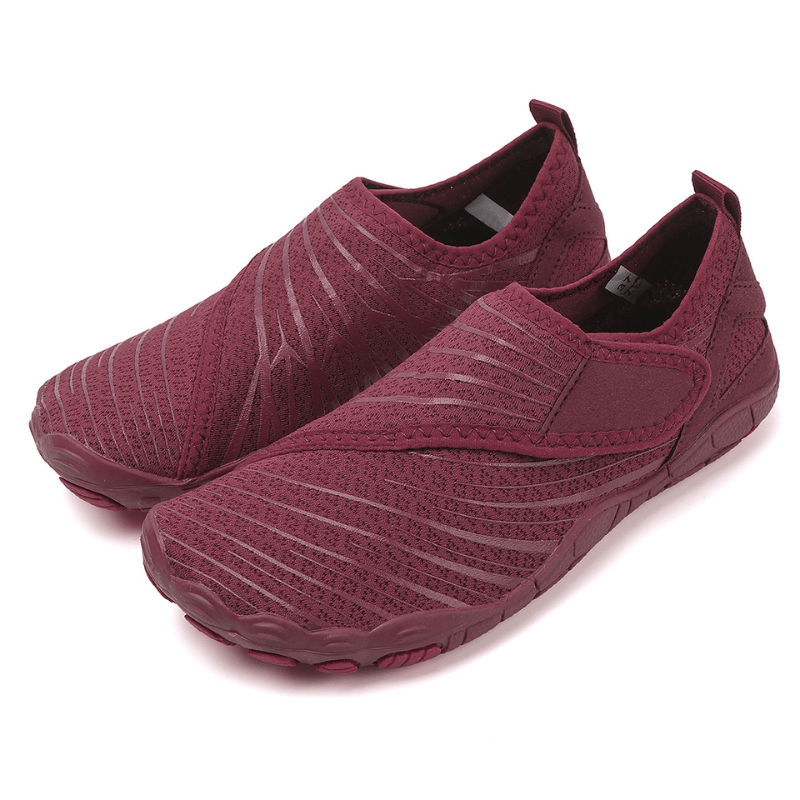 Esmee | Barefoot schoenen in bordeauxrood