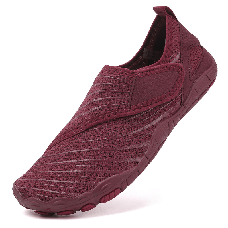 Esmee | Barefoot schoenen in bordeauxrood