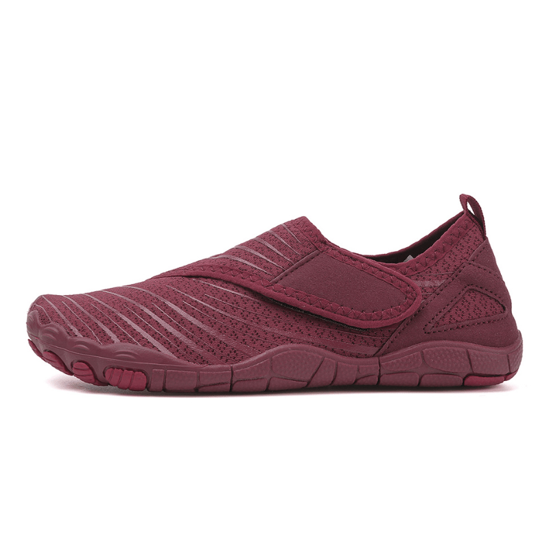 Esmee | Barefoot schoenen in bordeauxrood
