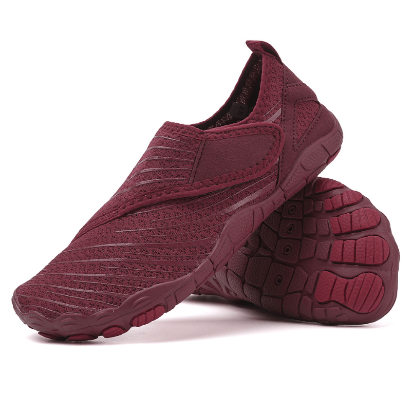 Esmee | Barefoot schoenen in bordeauxrood