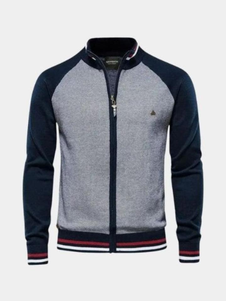 Daan | Gebreid vest met rits