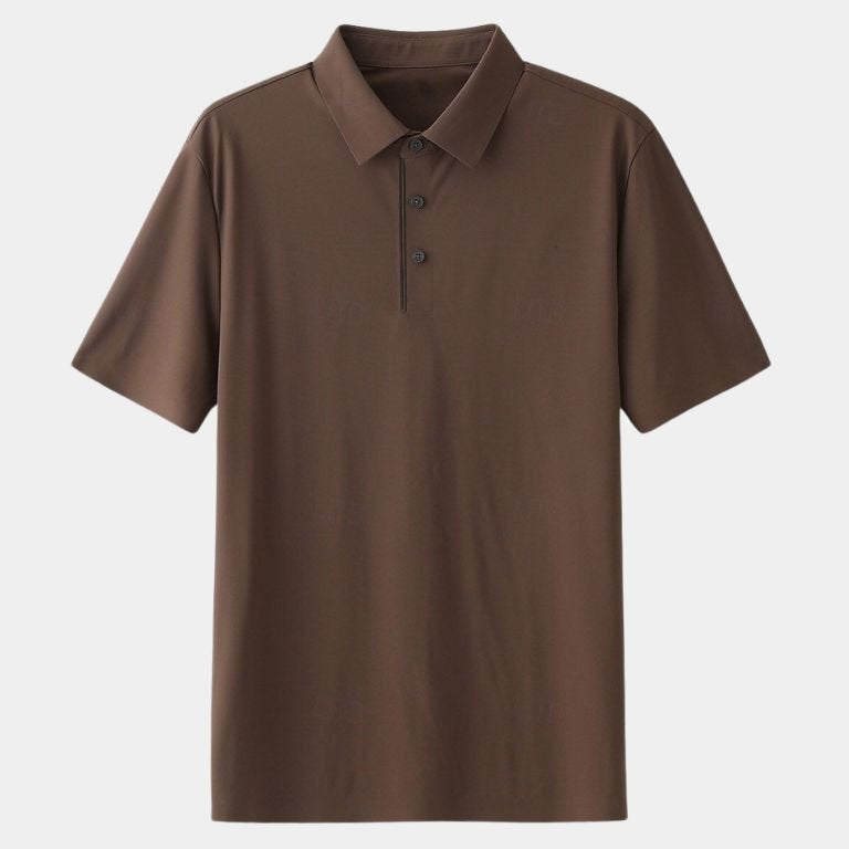 Filip | Saliegroene polo met klassieke kraag