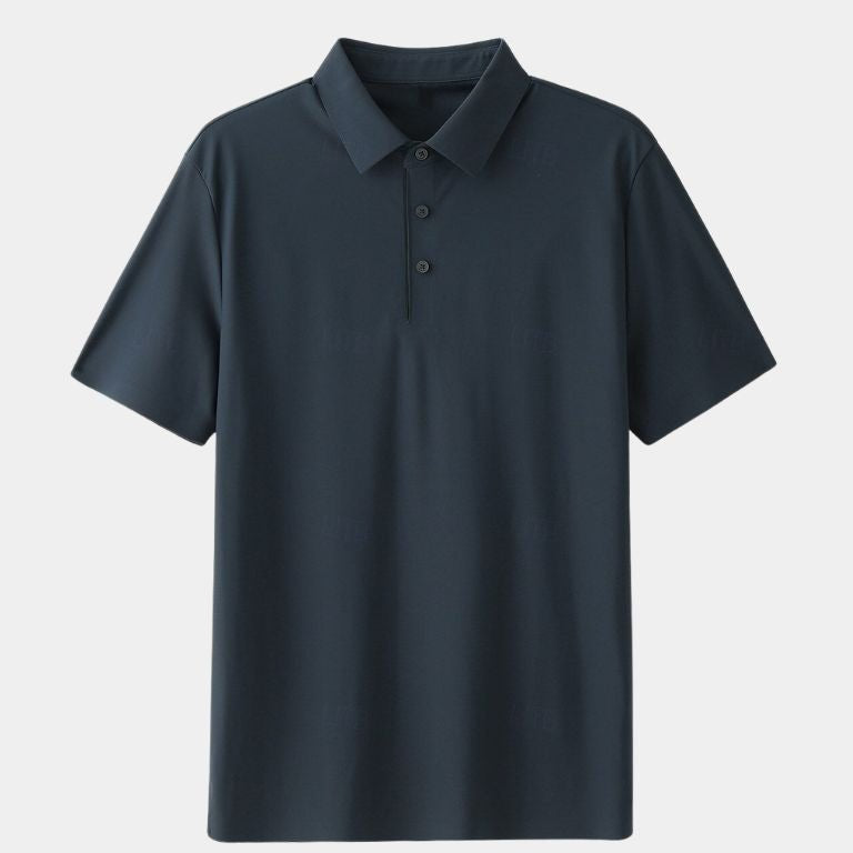 Filip | Saliegroene polo met klassieke kraag