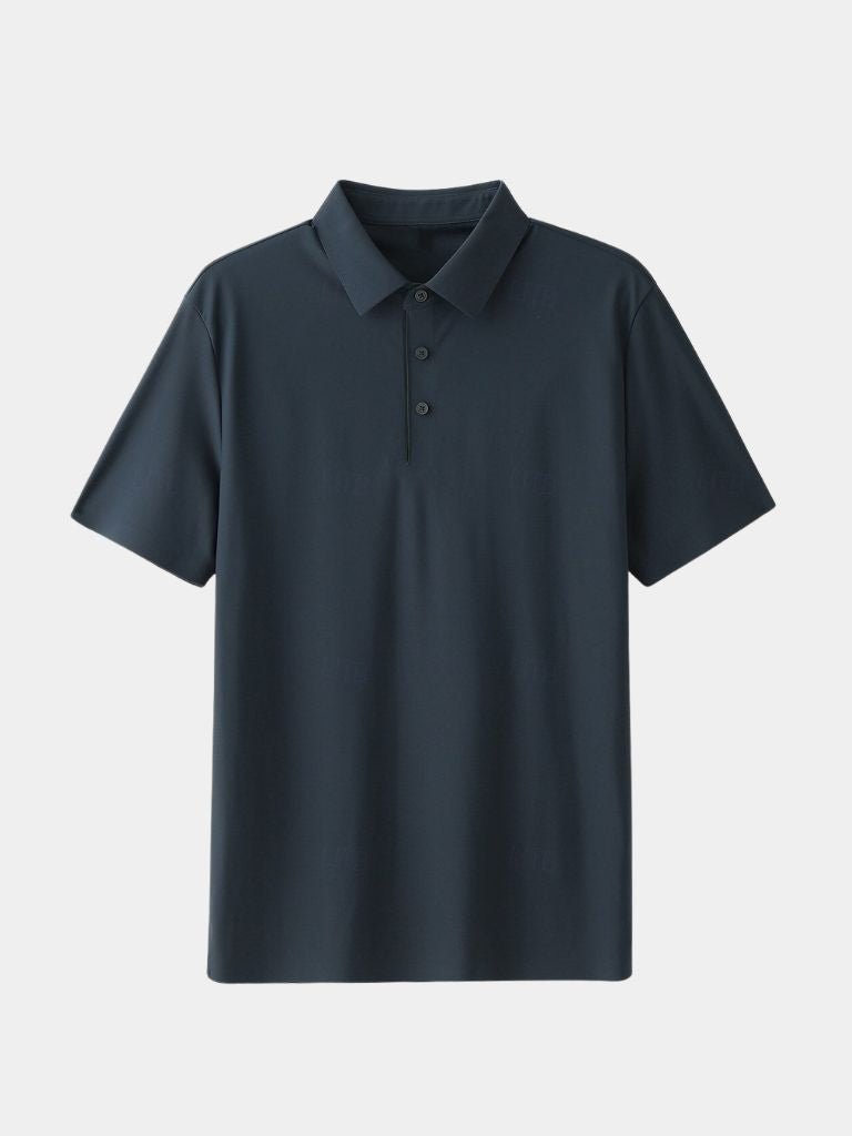 Filip | Saliegroene polo met klassieke kraag