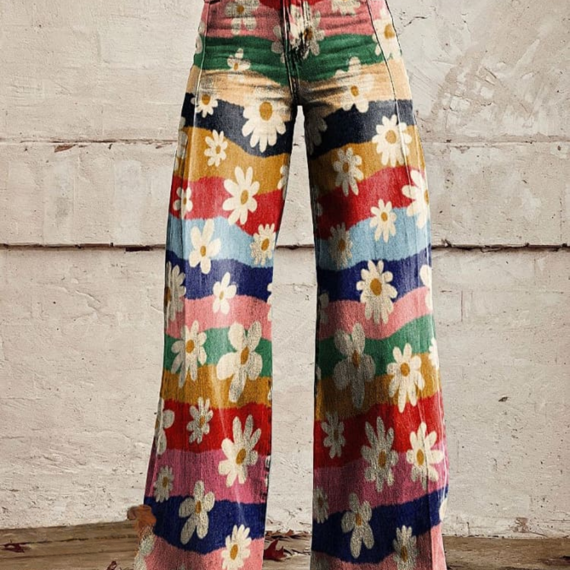 Floor | Retro bloemenbroek