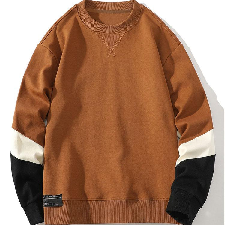 Floris | Sweater met kleurvlakken en ronde hals