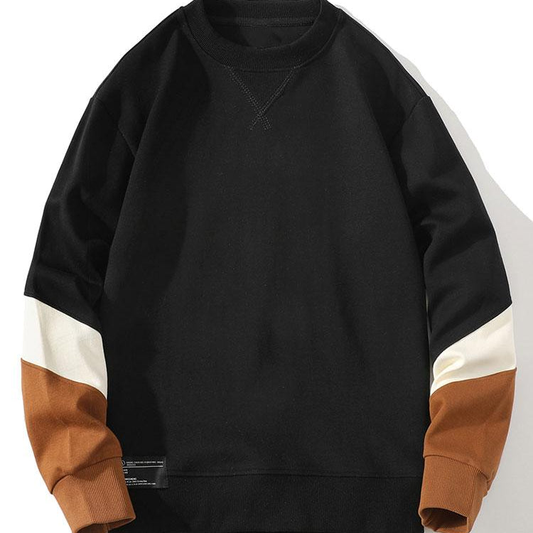 Floris | Sweater met kleurvlakken en ronde hals