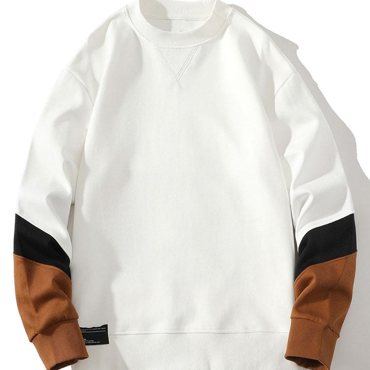 Floris | Sweater met kleurvlakken en ronde hals