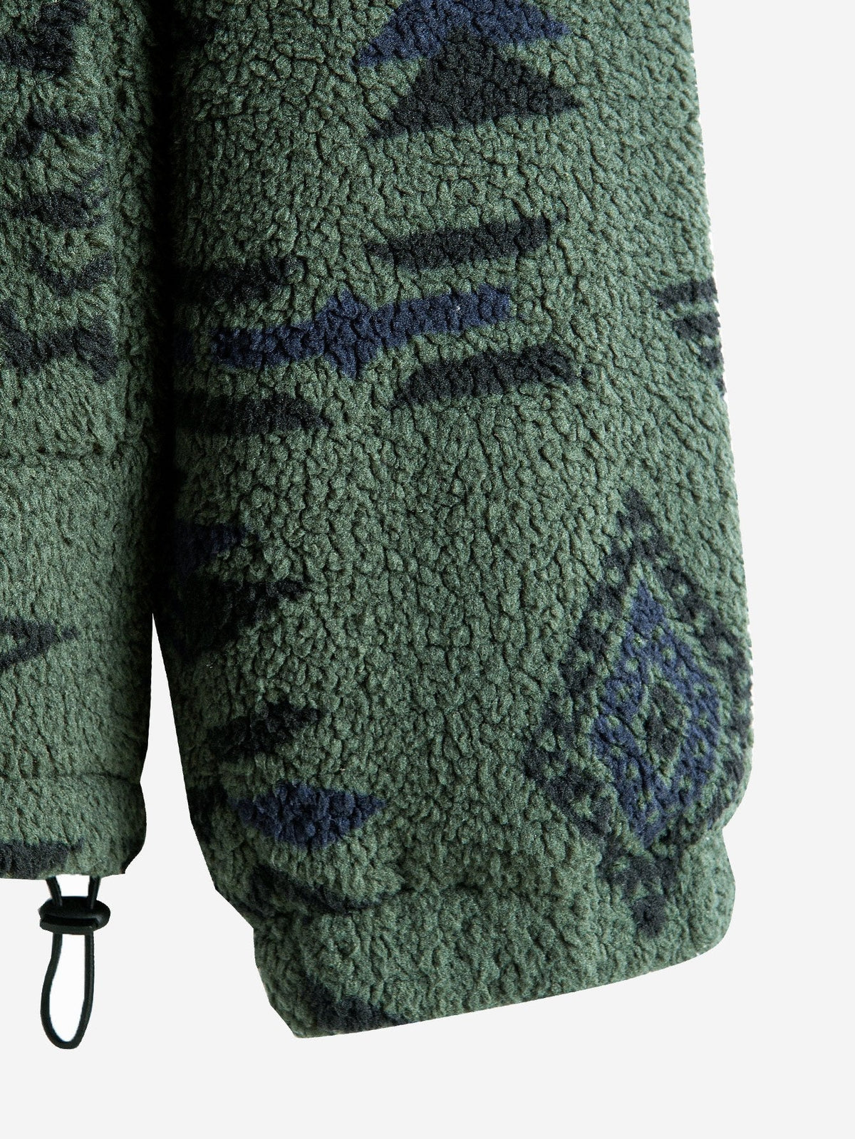 Floris | Teddyfleece jas met Azteekse print