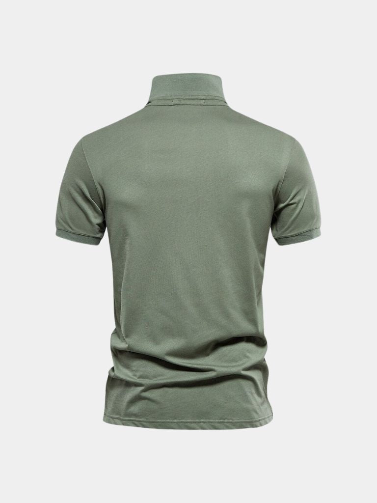 Frank | Marineblauwe klassieke polo