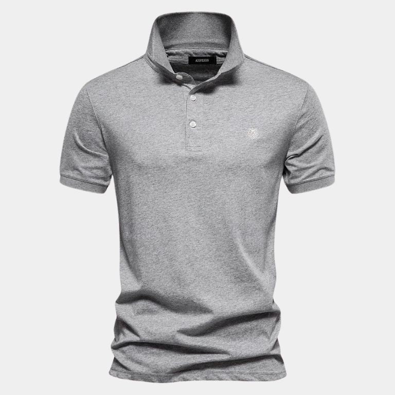 Frank | Marineblauwe klassieke polo