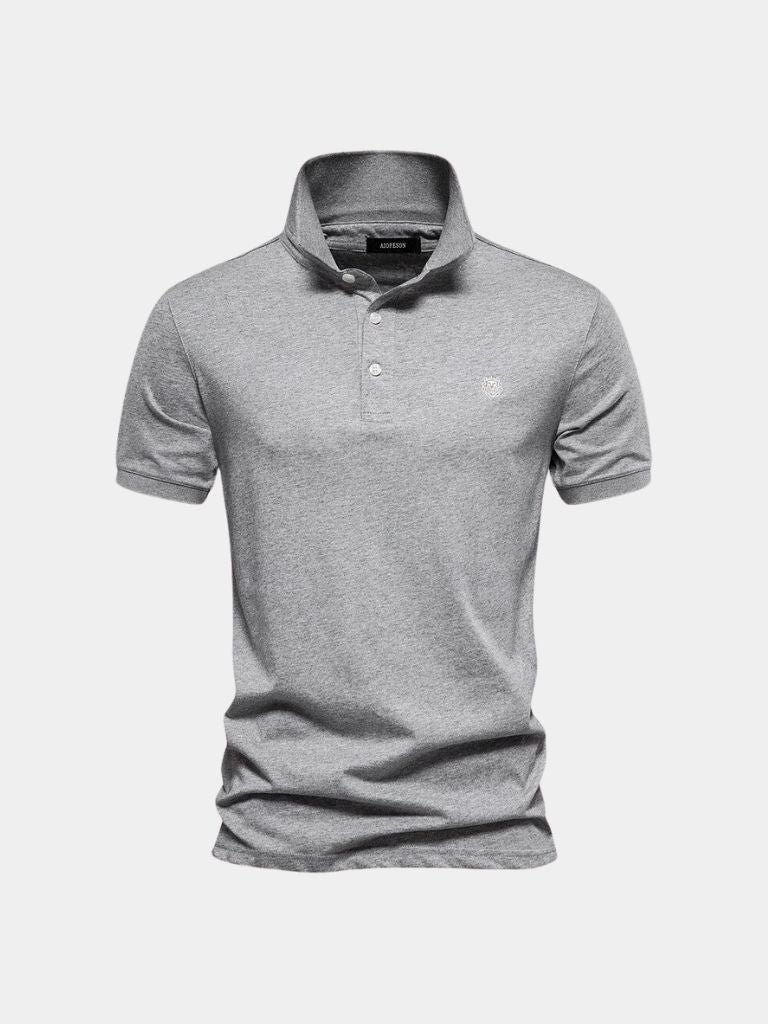 Frank | Marineblauwe klassieke polo
