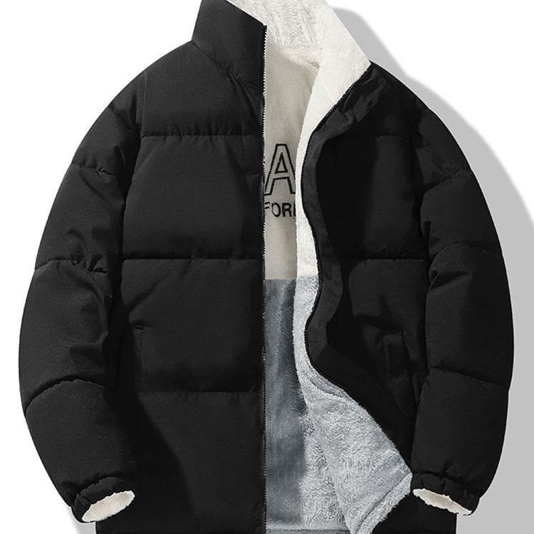 Frank | Omkeerbare teddyfleece jas