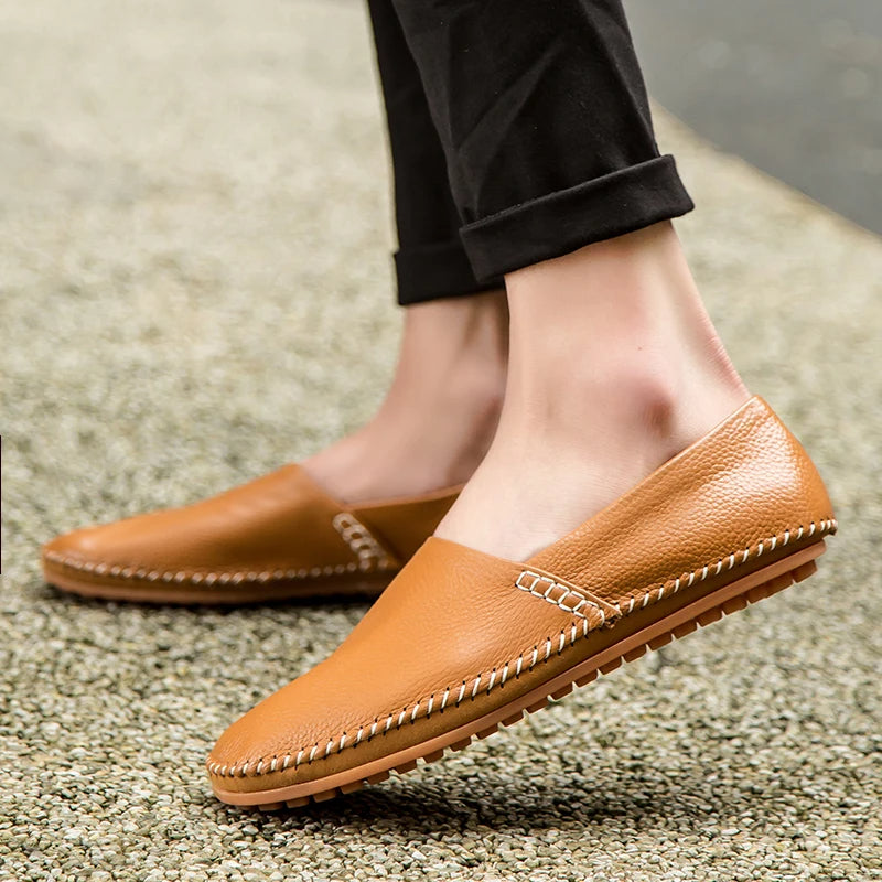 Gabriel | Lichtgewicht leren loafers