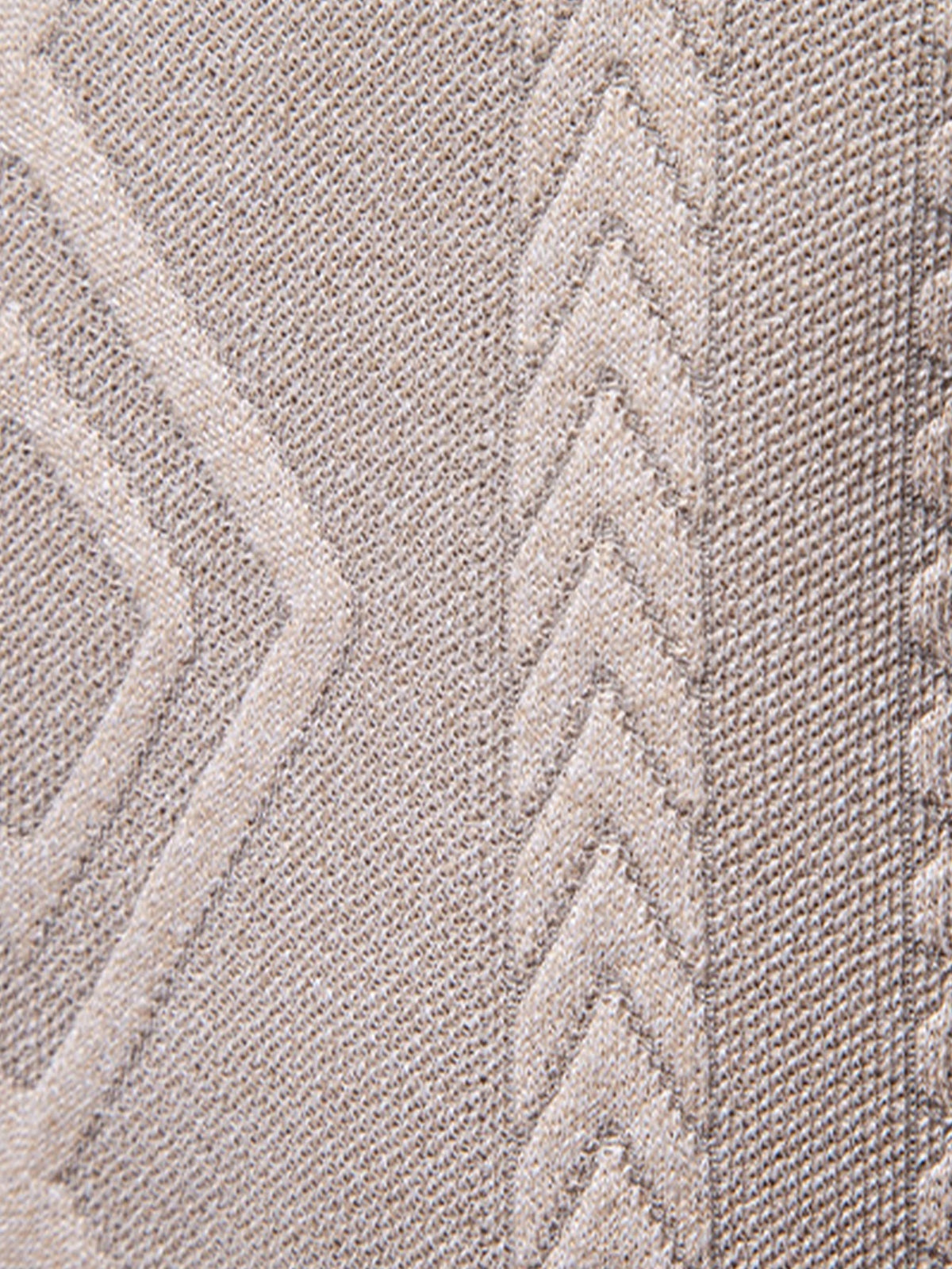 Geert | Jacquardtrui met geometrisch patroon en ronde hals